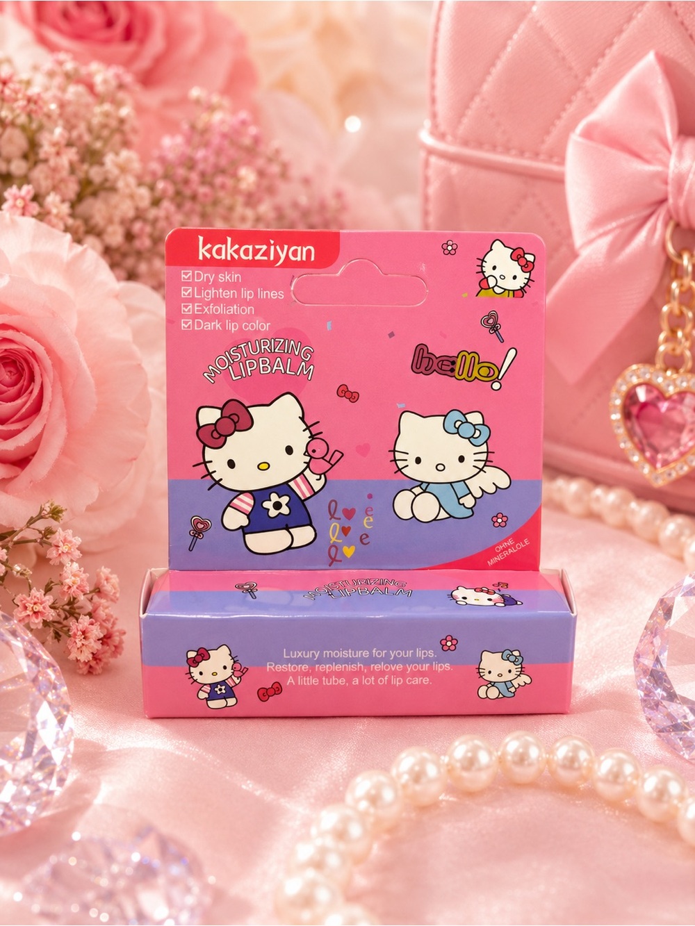 Hello Kitty Moisturizing Lip Balm - Pink